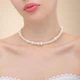 Fancy Pearl Necklace Short