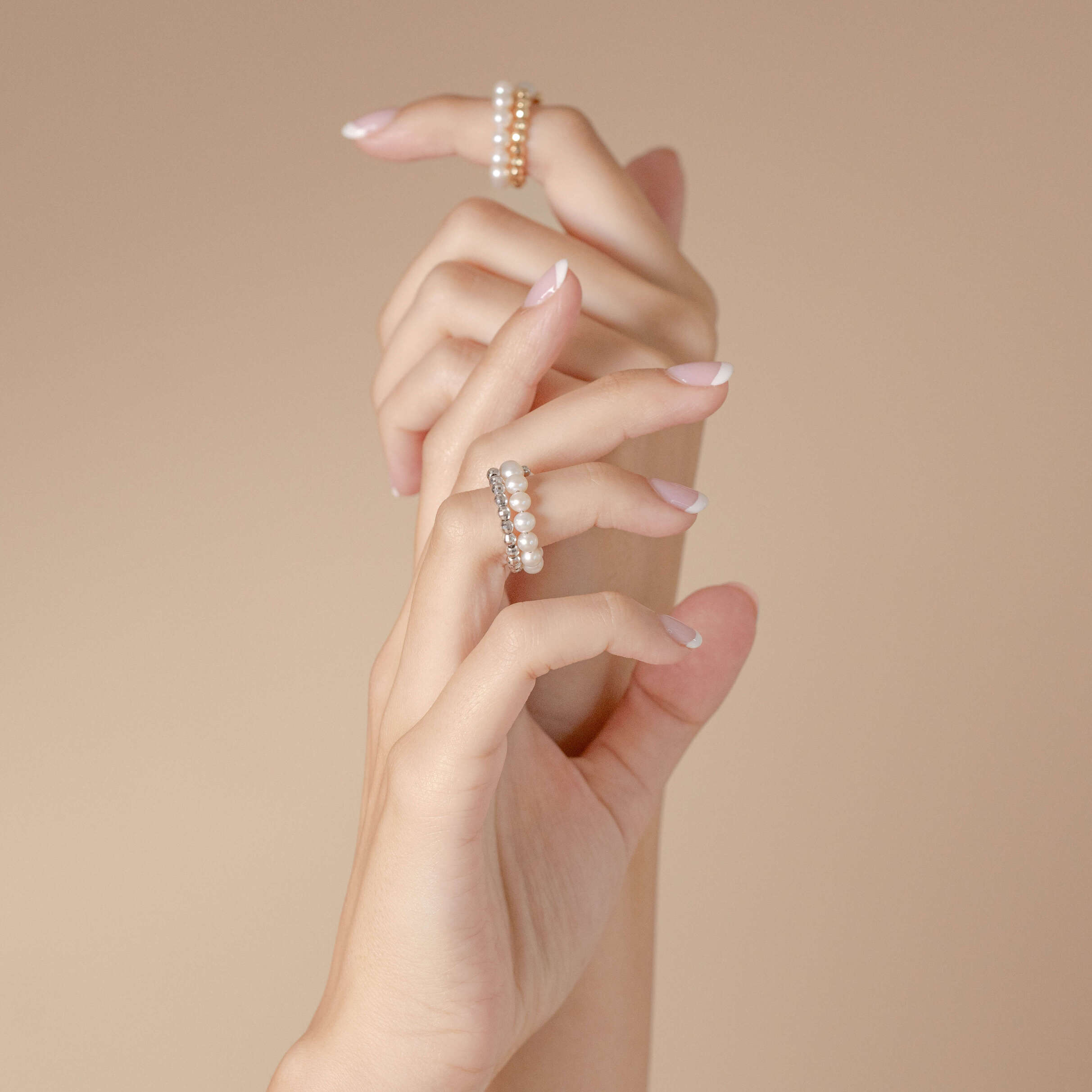 Spiral Pearl x White Gold Ring – Pearlish