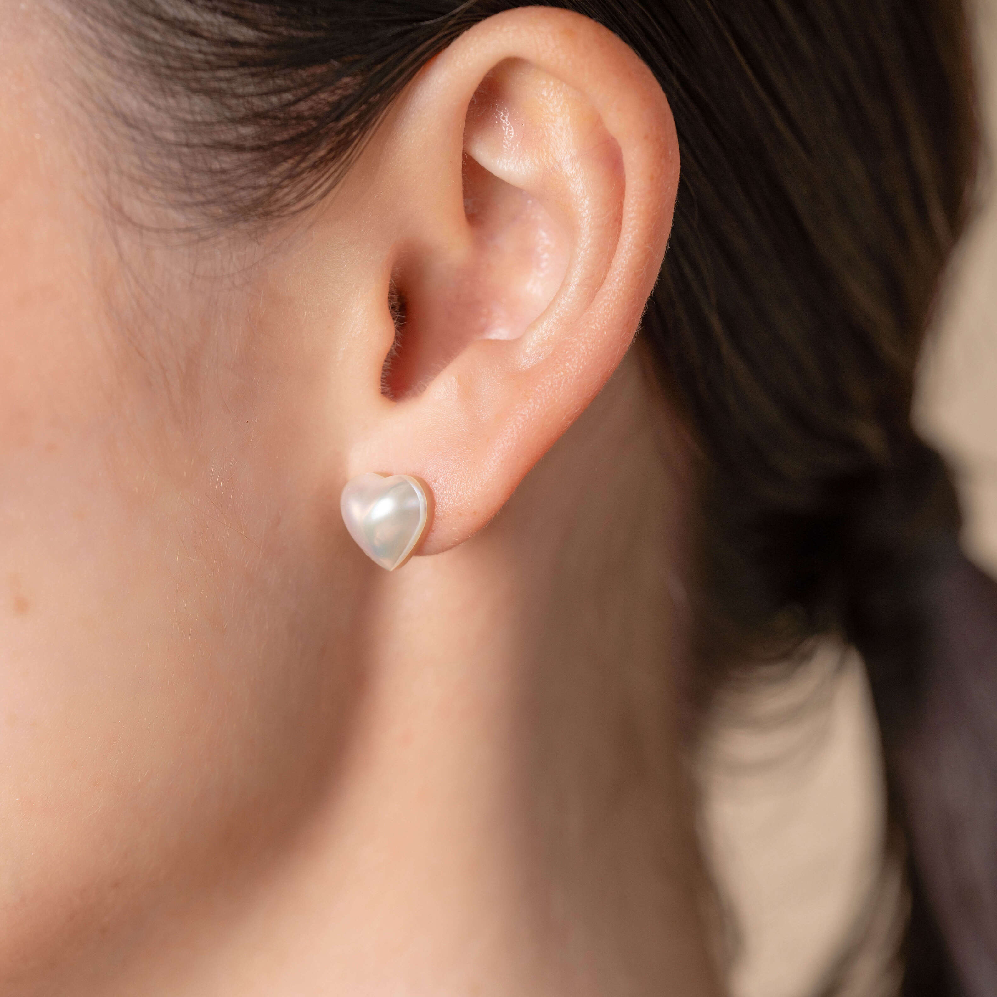 Heart Pearl Stud Piercing – Pearlish