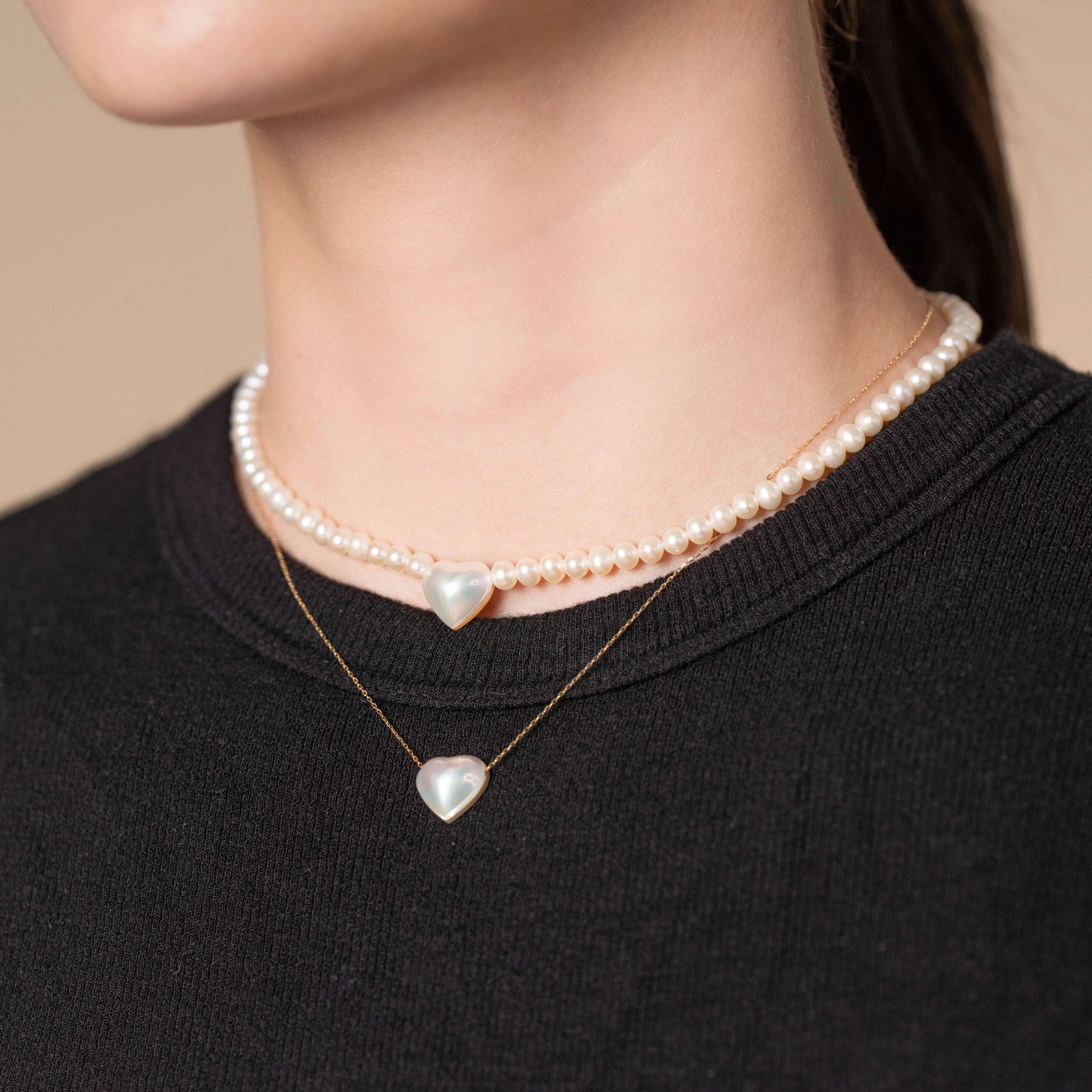 Heart Pearl Necklace – Pearlish