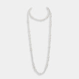 Fancy Pearl Necklace Long