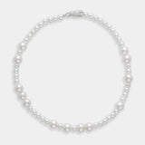 Fancy Pearl Necklace Short