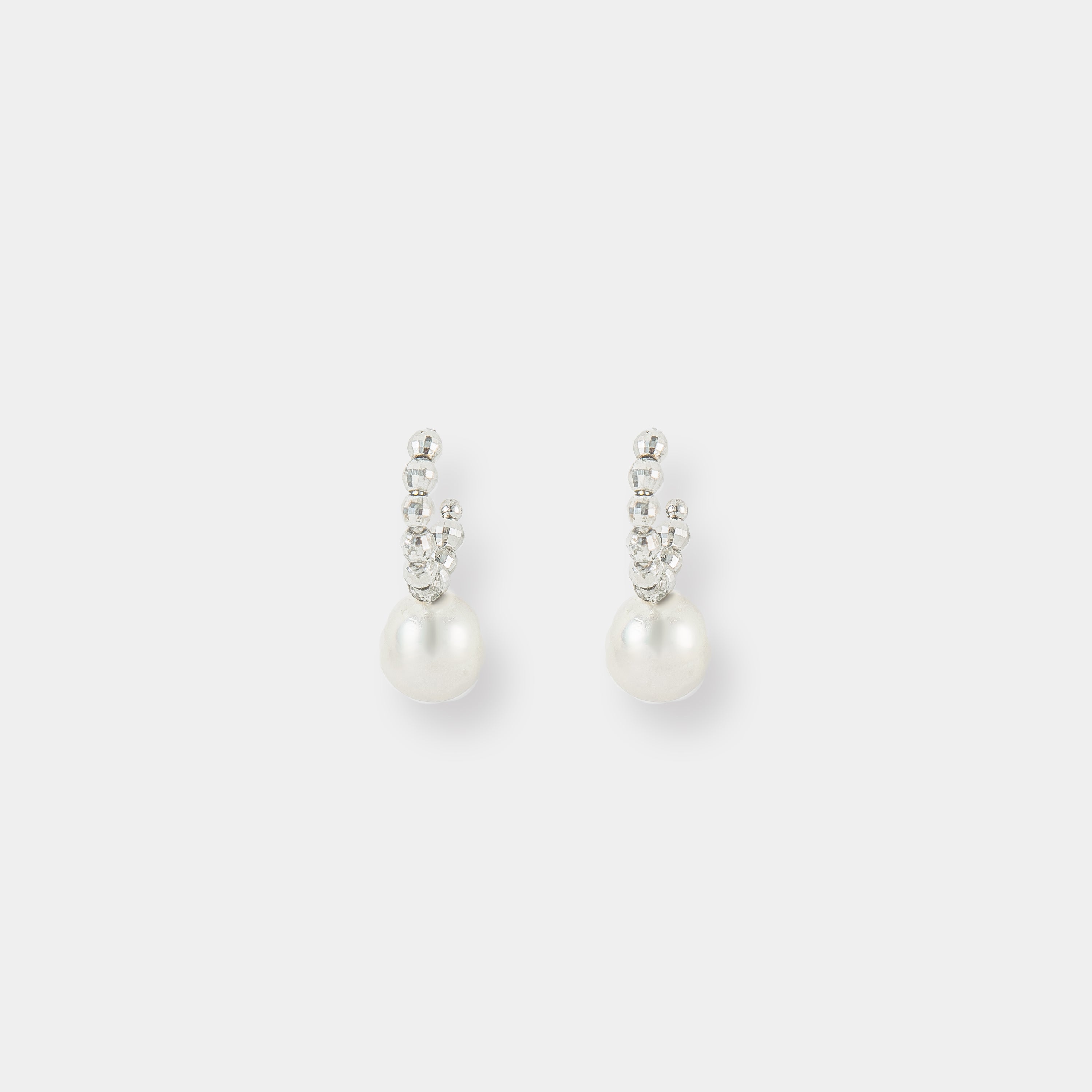 Pearl Dot x White Gold Pierce – Pearlish