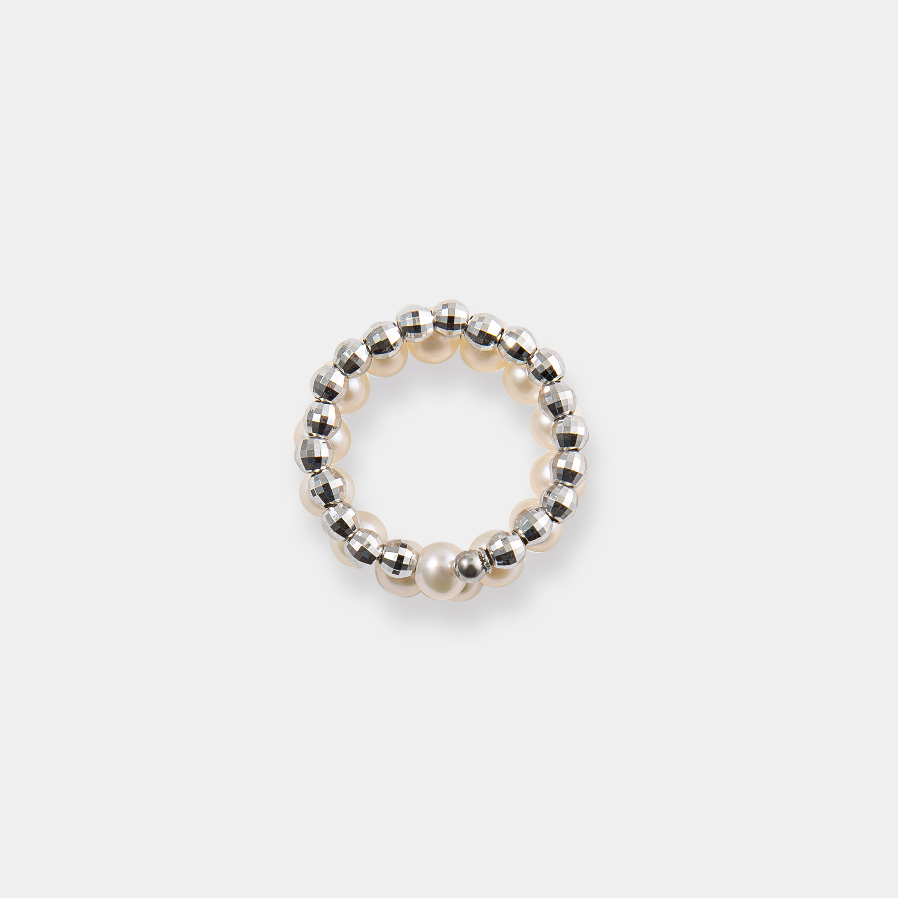 Spiral Pearl x White Gold Ring – Pearlish