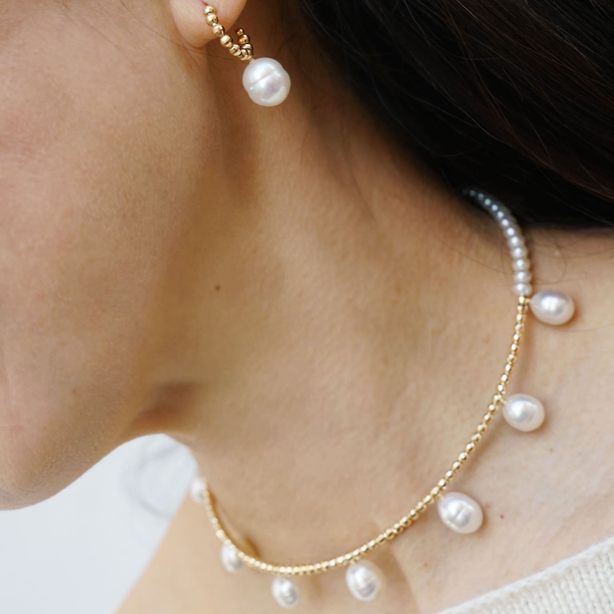 Pearl Dot x Gold Piercing – Pearlish